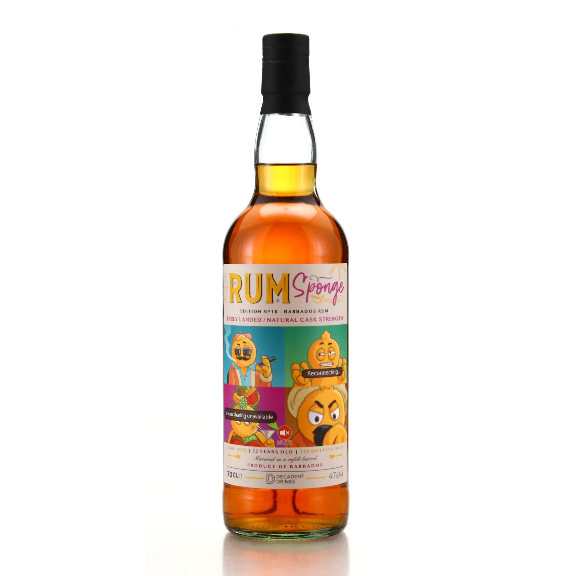 Barbados Rum Sponge 18 - Front