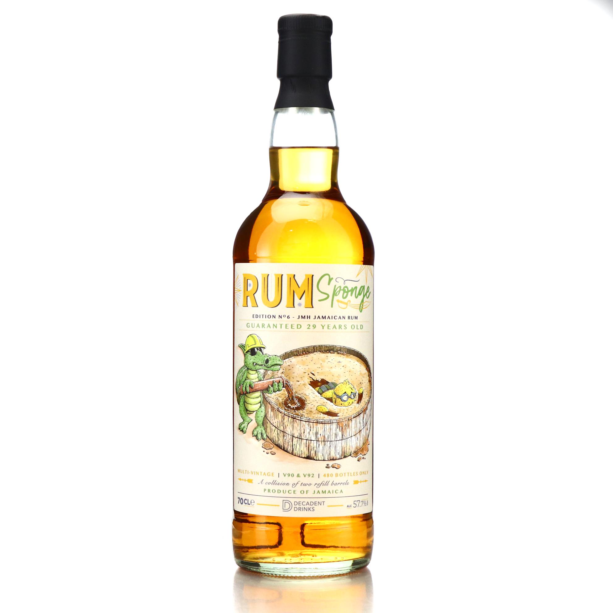 Jamaican Rum 29 Year Old Rum Sponge Edition No.6 | Decadent Drinks