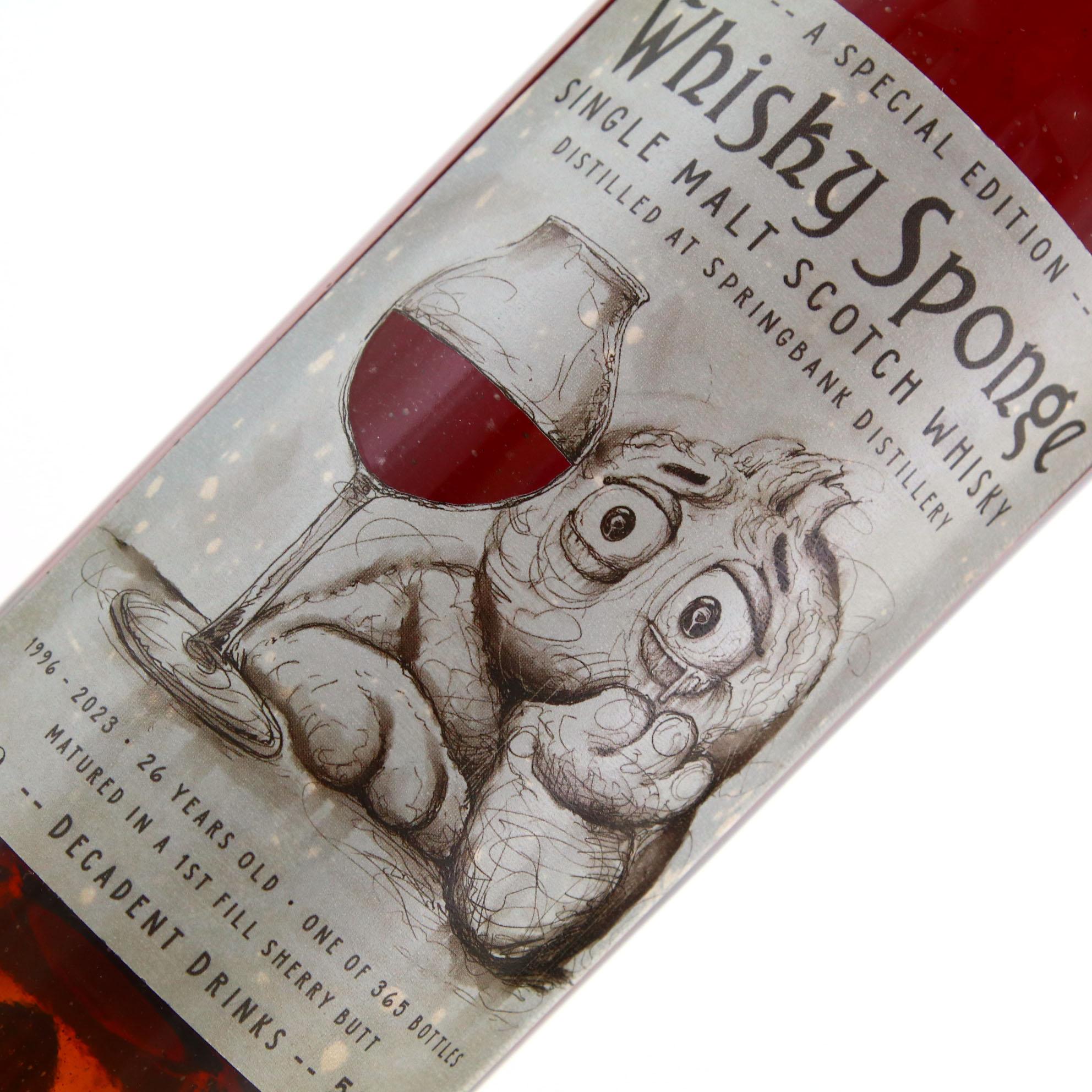 Springbank 1996 Whisky Sponge Special Edition | Decadent Drinks Springbank 1996 Whisky Sponge Special Edition | Decadent Drinks